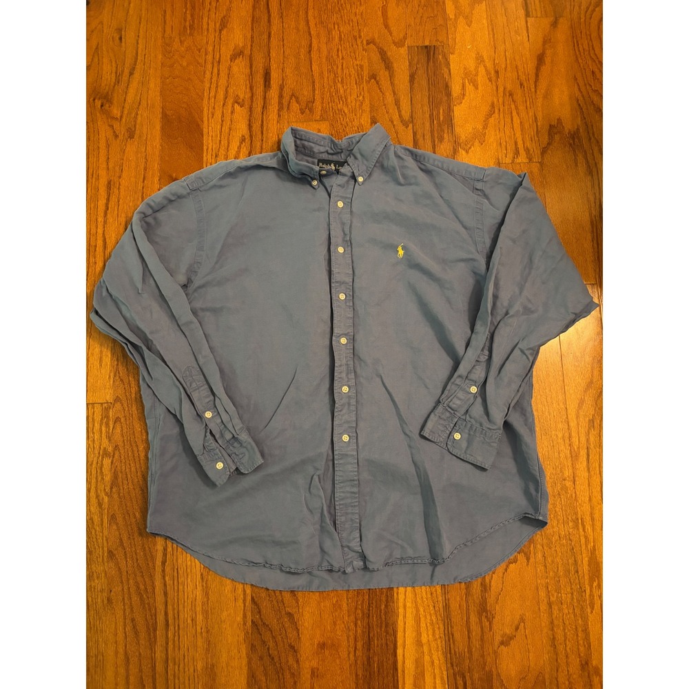 Ralph Lauren Blake Button Up with‎ Linen and Silk Size XL